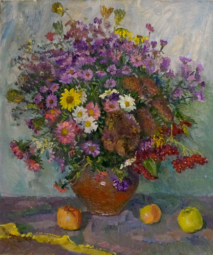 Oil painting of Autumn bouquet by Mynka Alexander Fedorovich
