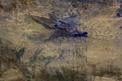 Oil painting Still life Wilhelm Nagel textured canvas with vasgel signature
