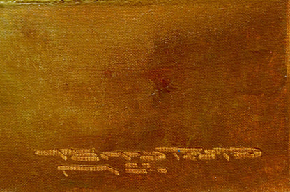 Golden textured cover with embossed lettering on Oil painting Fruits Farraretto