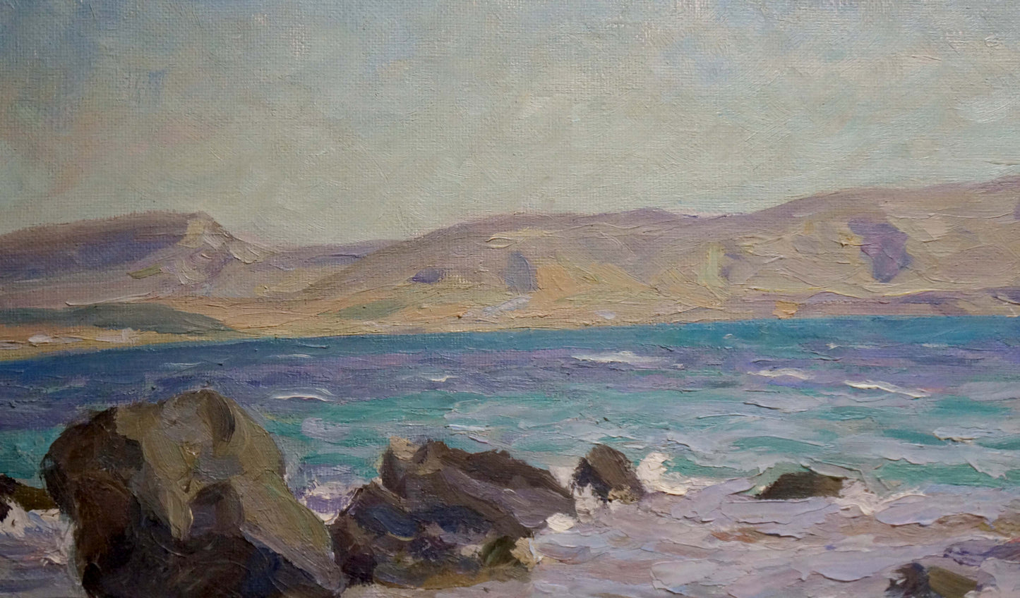 Oil painting by the sea by Puzyrkov Viktor Grigorievich