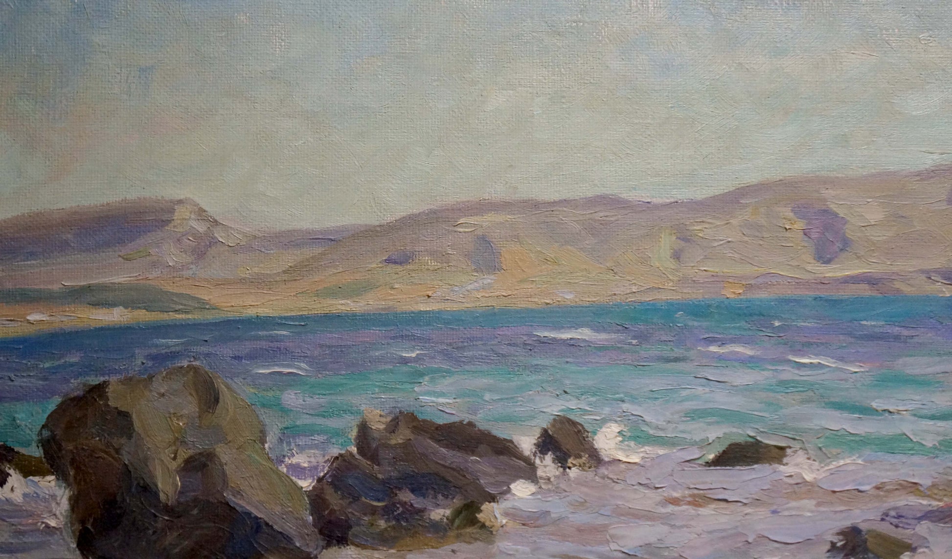 Oil painting by the sea by Puzyrkov Viktor Grigorievich