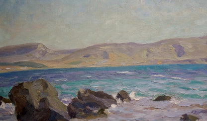 Oil painting by the sea by Puzyrkov Viktor Grigorievich