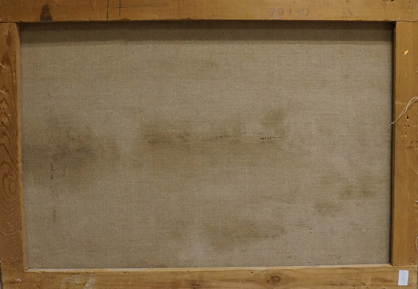 Oil painting By the Sea by Puzyrkov Viktor Grigorievich in beige canvas wooden frame