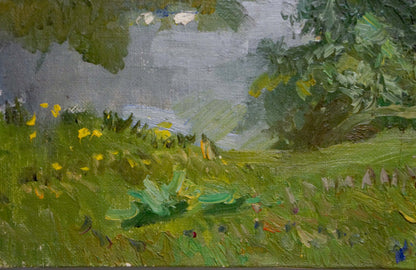 Vibrant impressionist oil painting Natural silence by Kogan-Shats Matvey Borisovich
