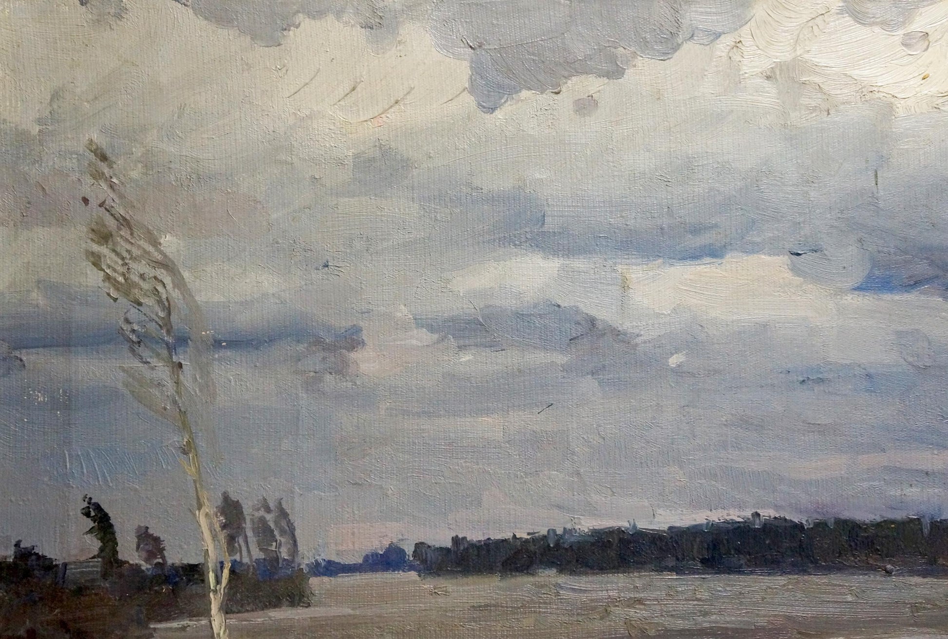 Oil painting The storm is coming by Chernyavsky Georgy Georgievich