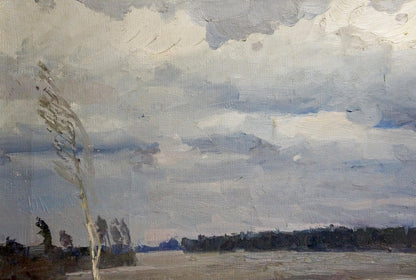 Oil painting The storm is coming by Chernyavsky Georgy Georgievich