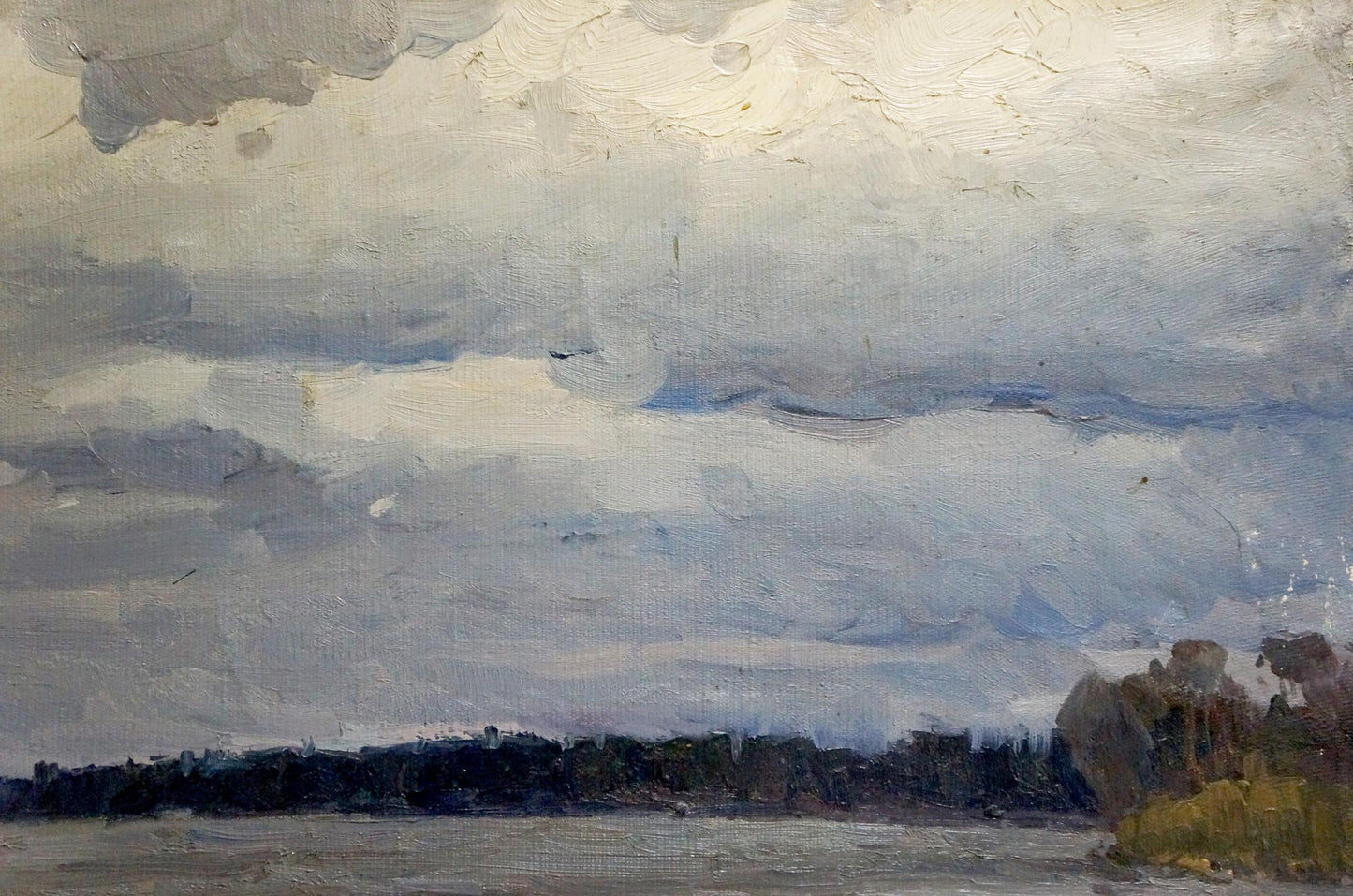 Oil painting The storm is coming by Chernyavsky Georgy Georgievich