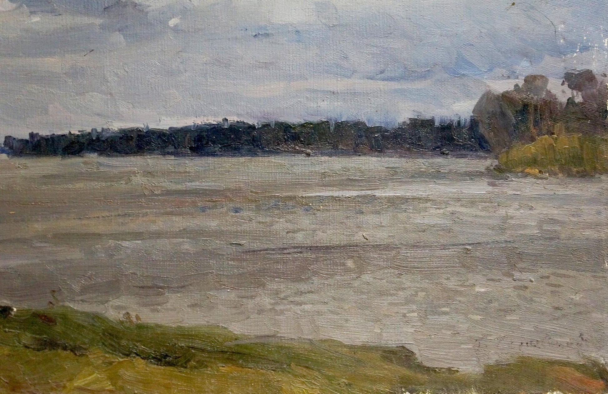Oil painting The storm is coming by Chernyavsky Georgy Georgievich
