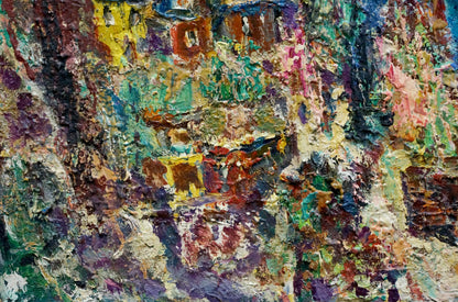 Vibrant impasto oil painting The artist’s thoughts by Filatov Vladimir Nikolaevich