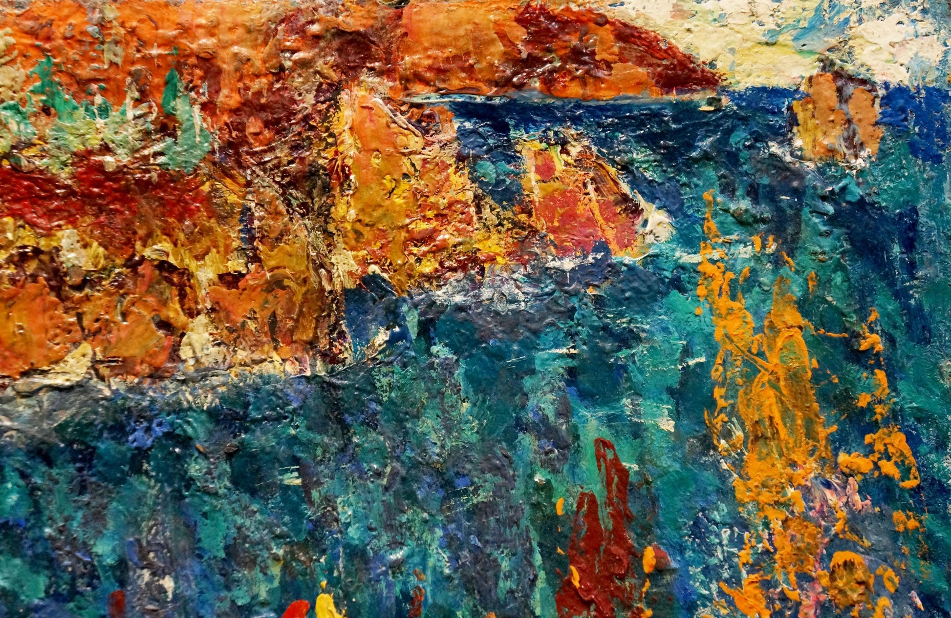 Vibrant oil painting The artist’s thoughts by Filatov Vladimir Nikolaevich