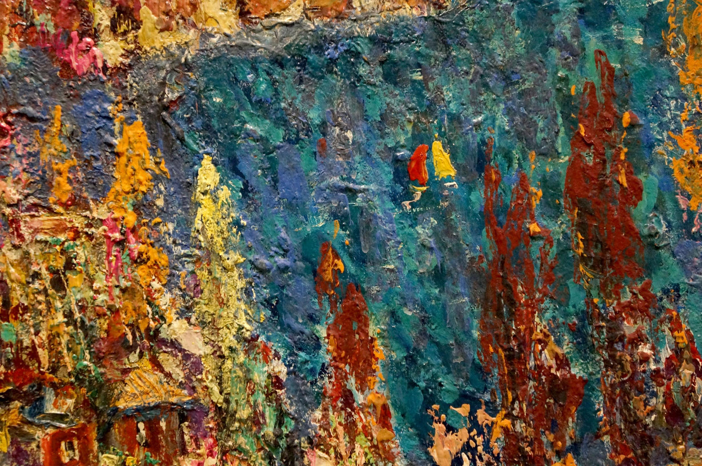 Vibrant impasto oil painting The Artist’s Thoughts by Filatov Vladimir Nikolaevich