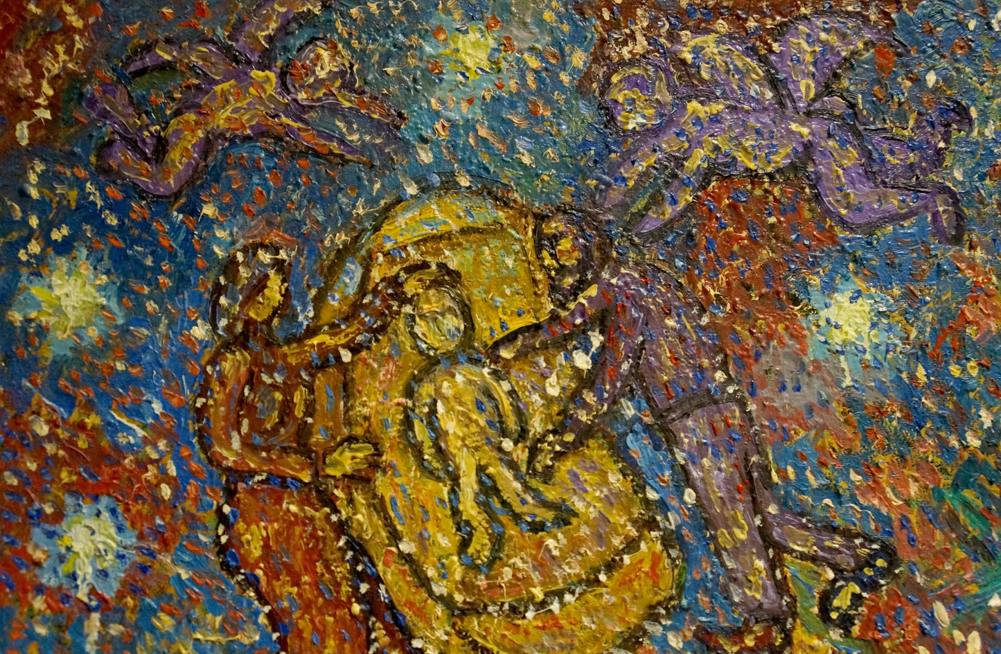 Abstract oil painting Sleepwalkers by Boyko Petr Borisovich