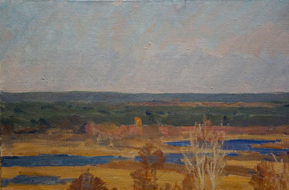 Serene oil painting Autumn has come by Minka Alexander Fedorovich