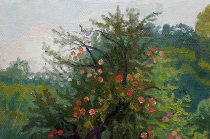 Oil painting of old apple tree by Zorko Yuri Valentinovich