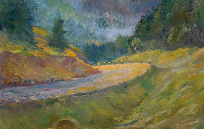 Oil painting Road to the Forest by Minka Alexander Fedorovich
