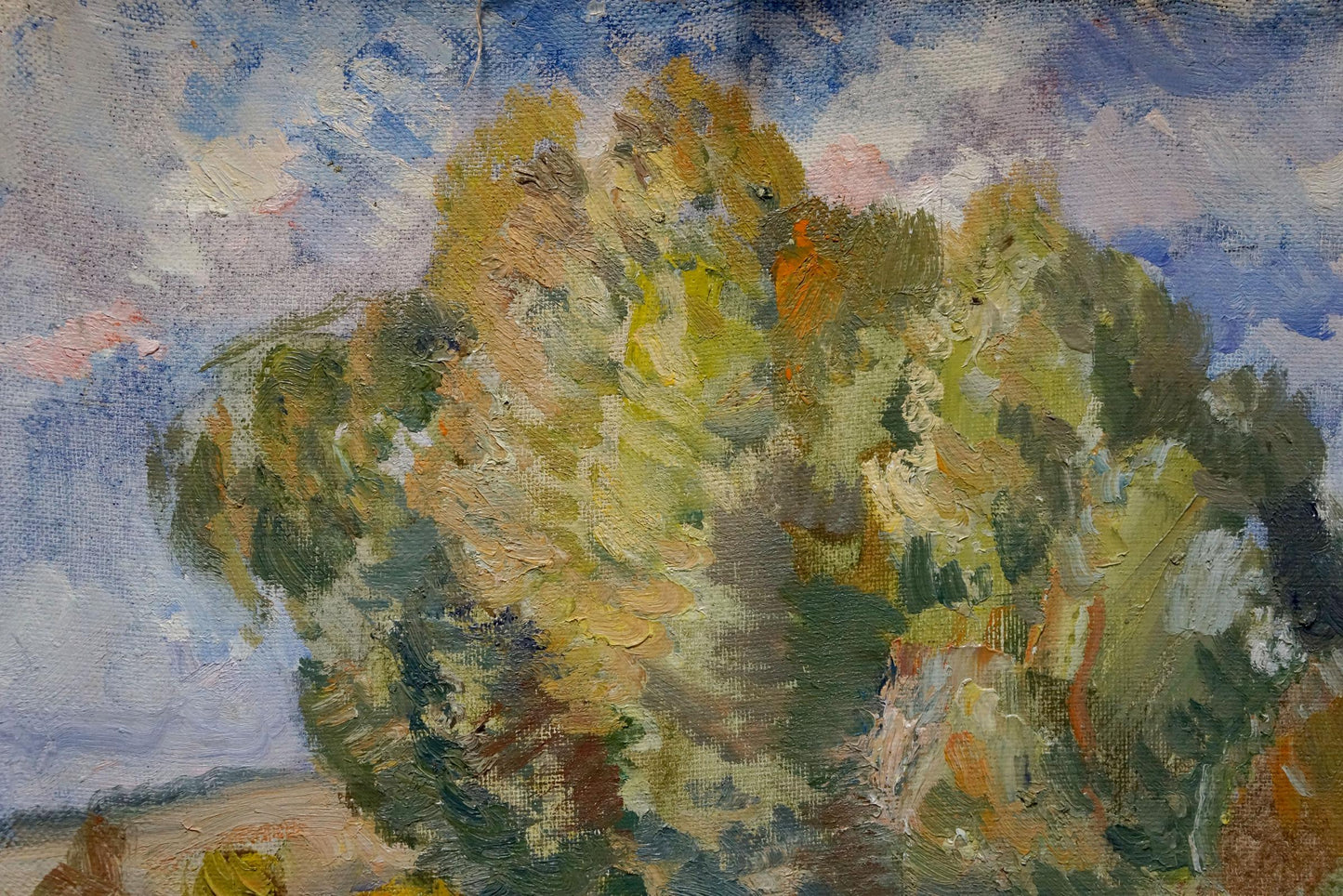 Textured impressionist oil painting After the Rain by Minka Alexander Fedorovich