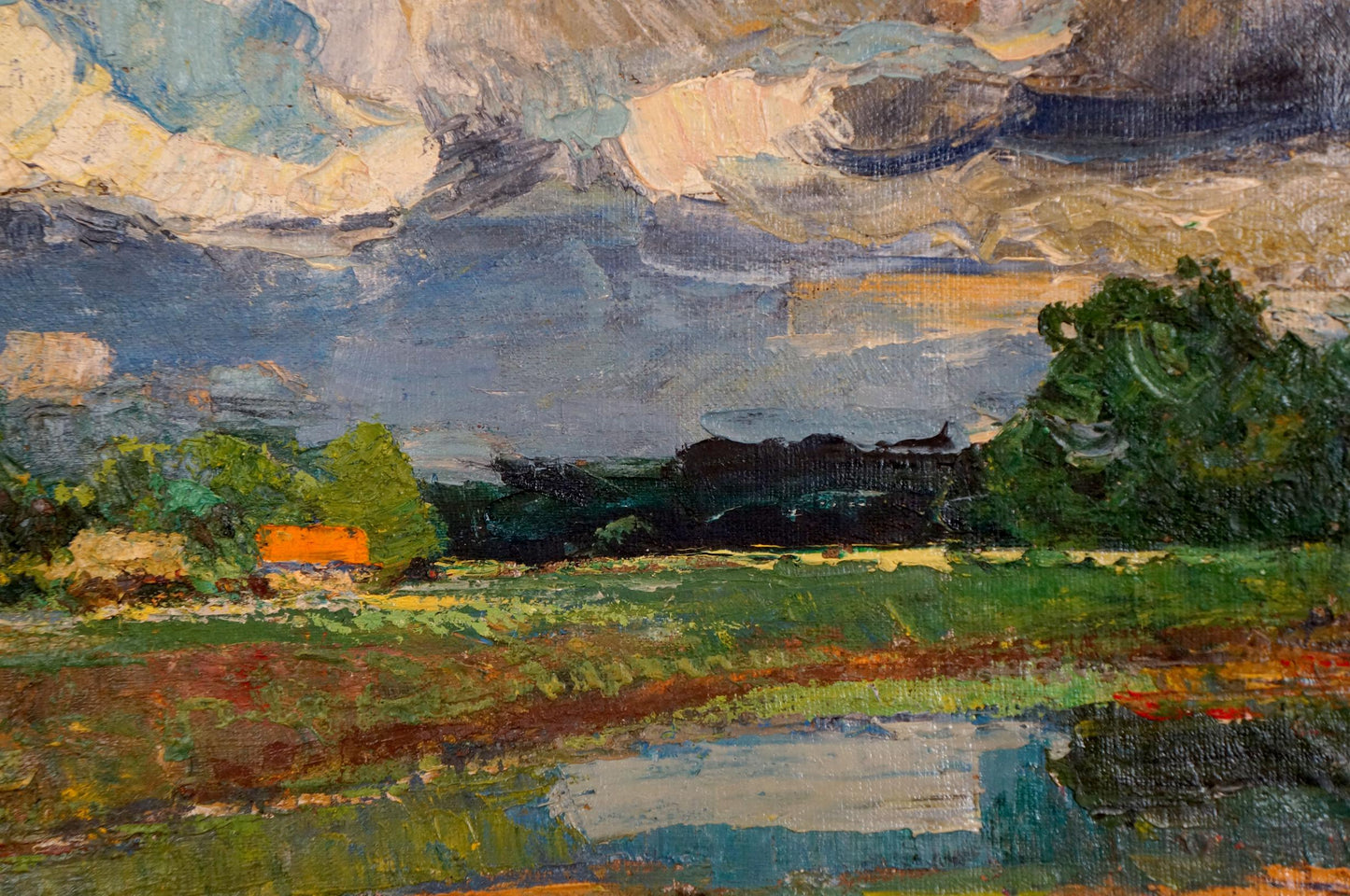 Oil painting Before the Rain by Sevastyanov Viktor Grigorievich