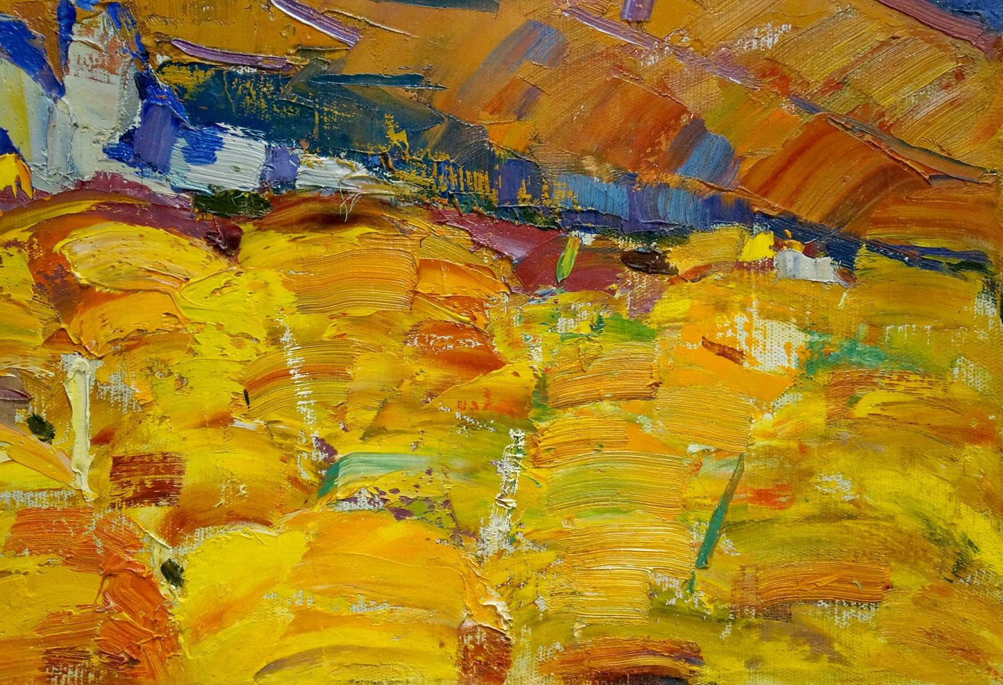 Vibrant oil painting Hot weather by Stremsky Alexander Ivanovich
