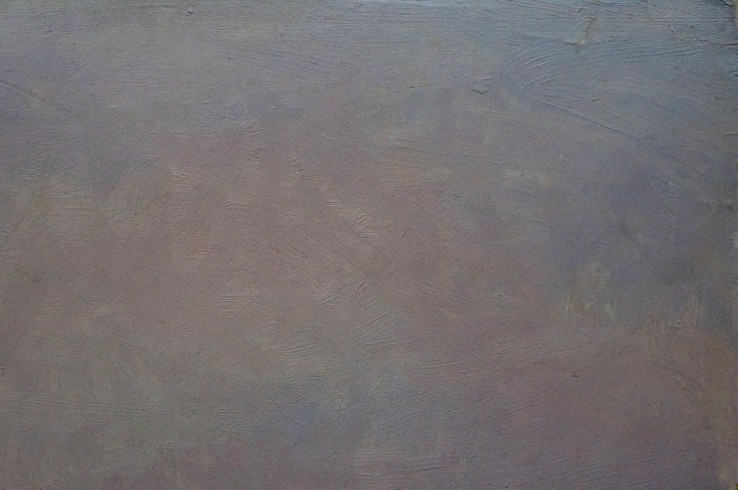 Textured grayish-brown canvas of Oil painting In Port Petr Kuzmich Stolyarenko