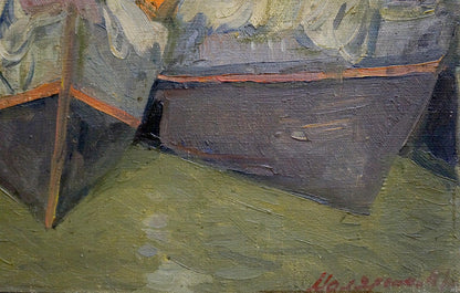Preparing for Sailing depicted in Igor Alekseevich Malyarenko's captivating oil artwork