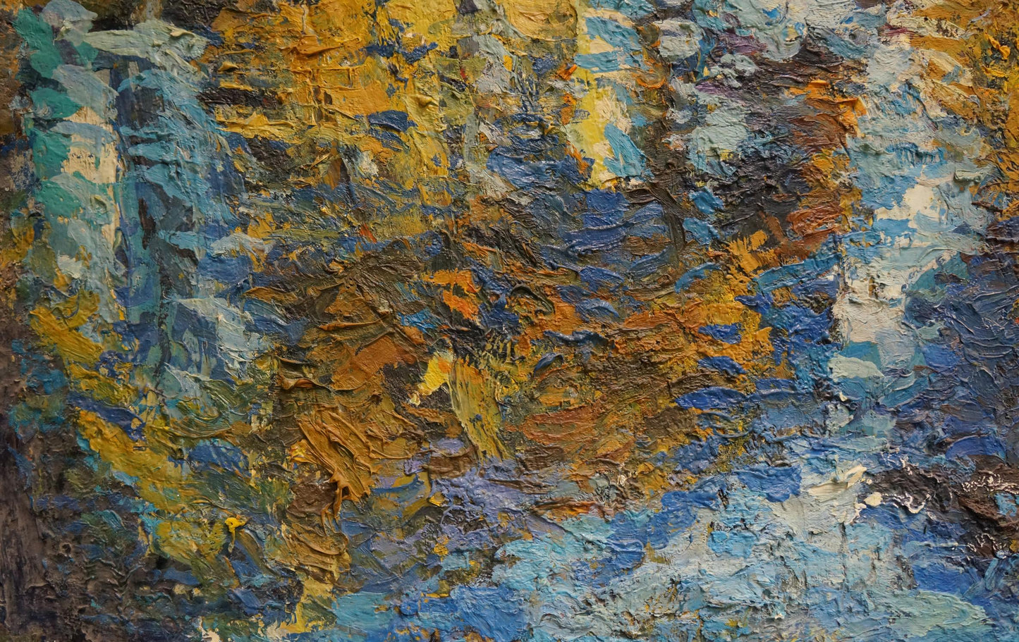 Oil painting Off the Coast by Dupliy Sergey Alexandrovich with vibrant impasto strokes