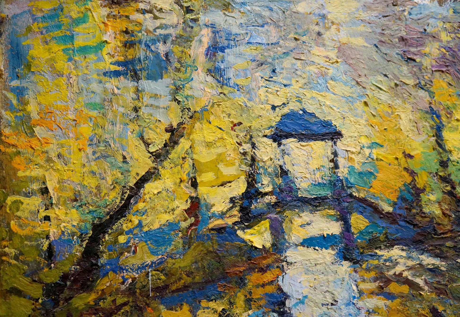 Vibrant impressionist oil painting Off the Coast by Dupliy Sergey Alexandrovich