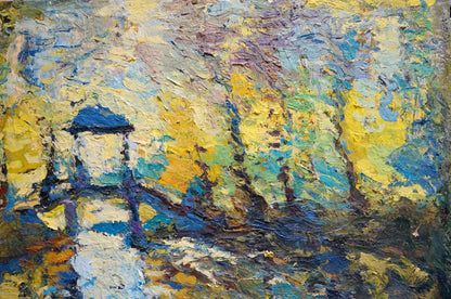 Oil painting Off the Coast by Dupliy Sergey Alexandrovich with white structure