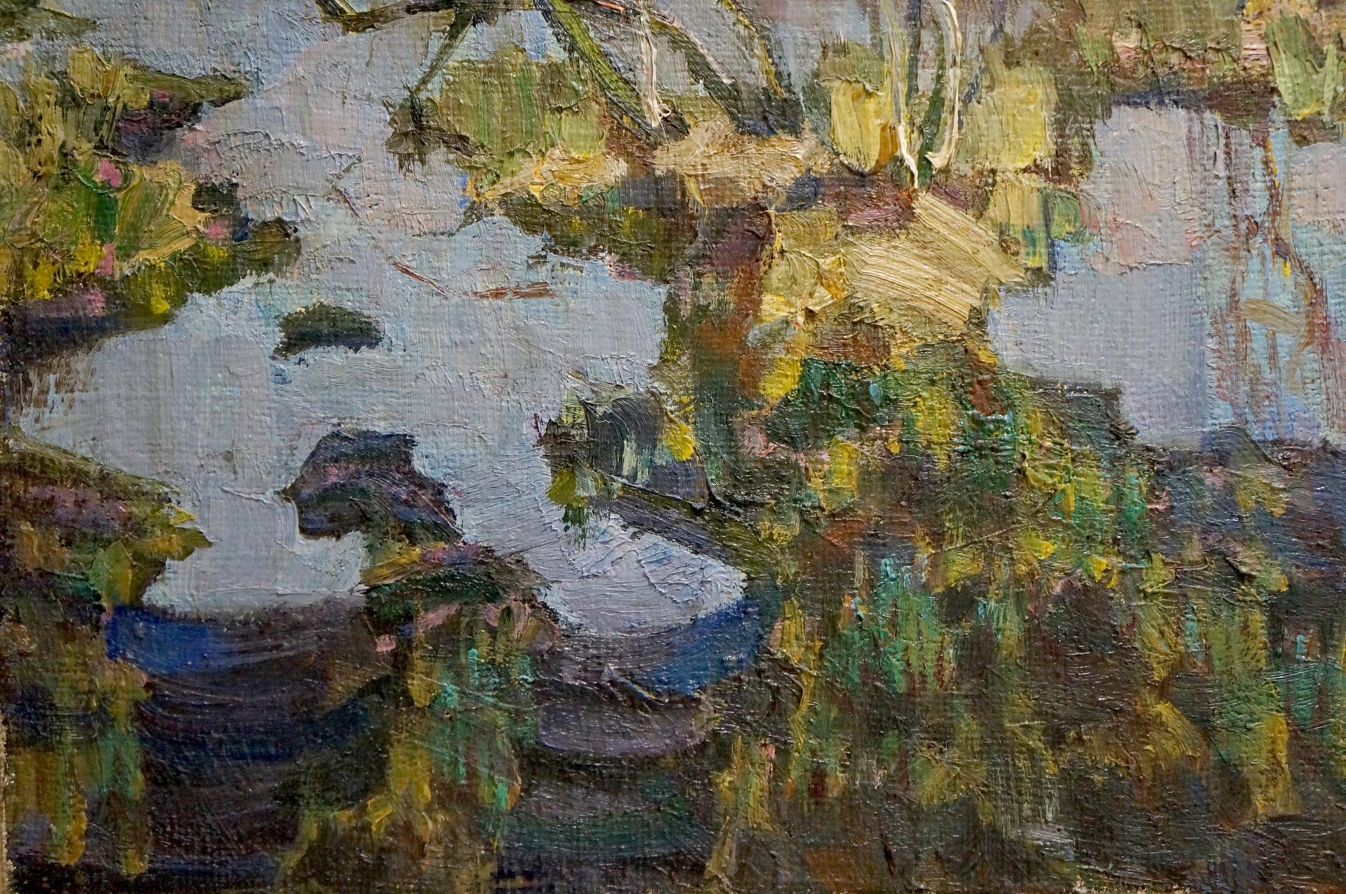 Impressionistic oil painting Awakening by Syrovatka Dmitry Matveevich