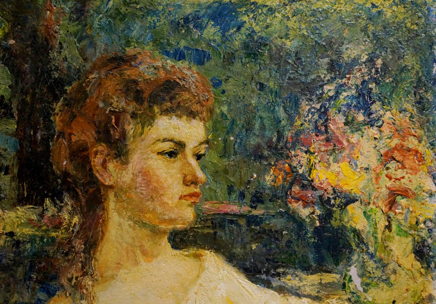 Oil painting of woman by Miroshnichenko Pavel Petrovich
