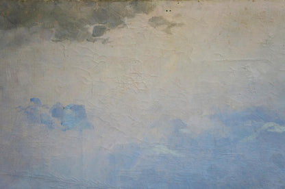 Oil painting To the rain by Zhurbiy Alexander Petrovich textured wall