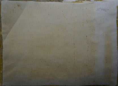 Back of Deineka oil painting Night landscape on weathered paper