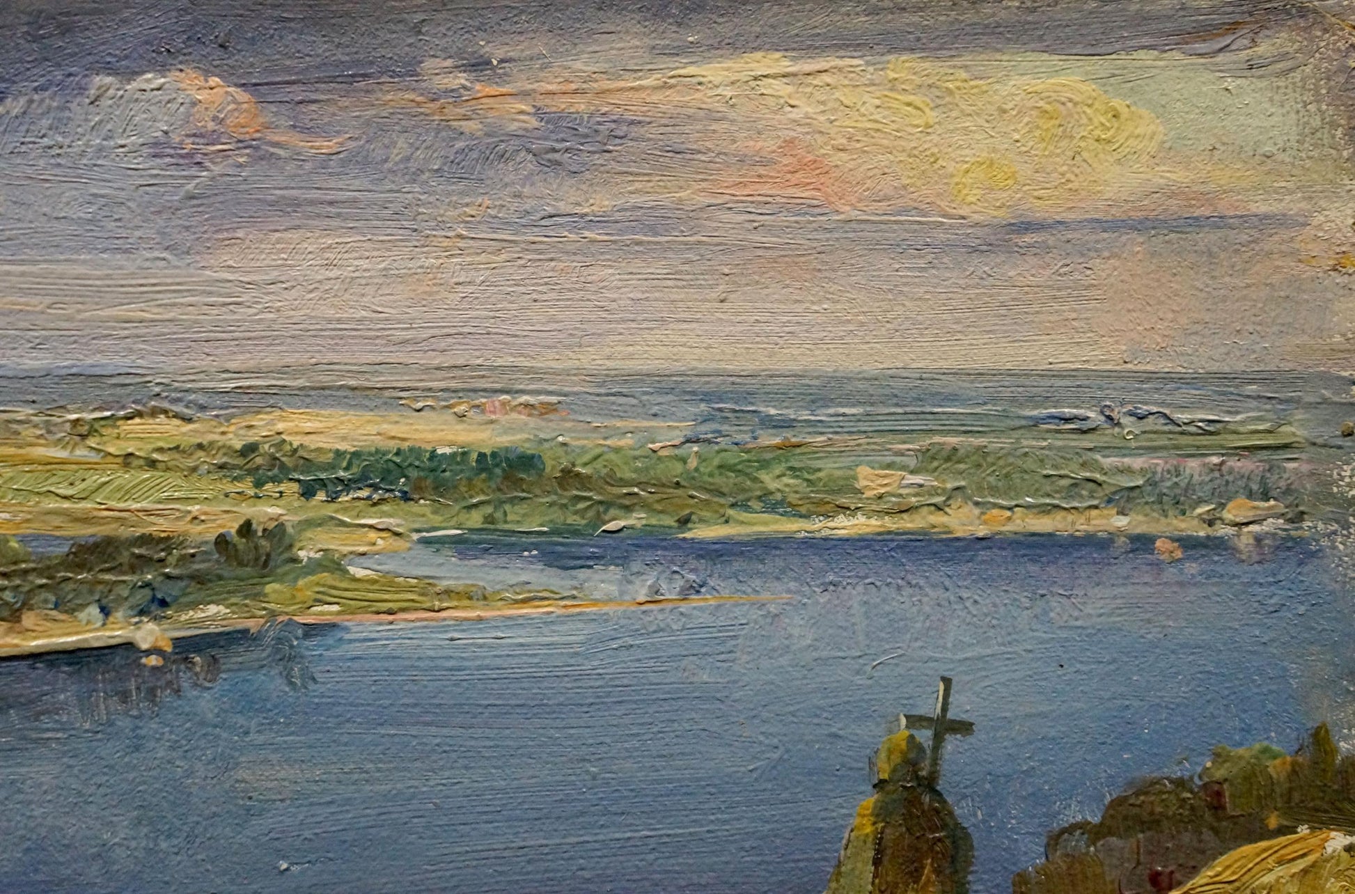 Oil painting After the Rain by Konovalyuk Fedor Zotikovich, serene coast