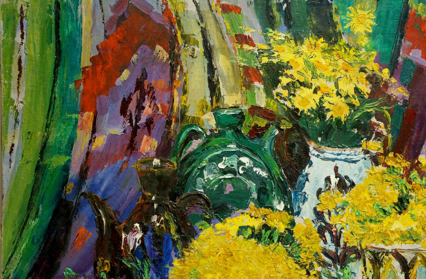 Oil painting Flowers in pots by Shapovalov Sergey Gavrilovich