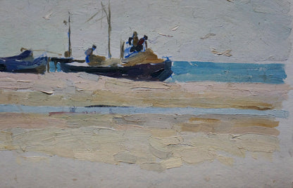 Oil painting On the Shore by Sulimenko Petr Stepanovich