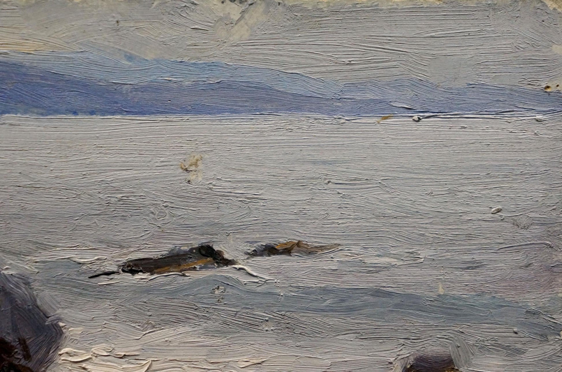 Textured oil painting seascape by Panteleev Ivan Andreevich