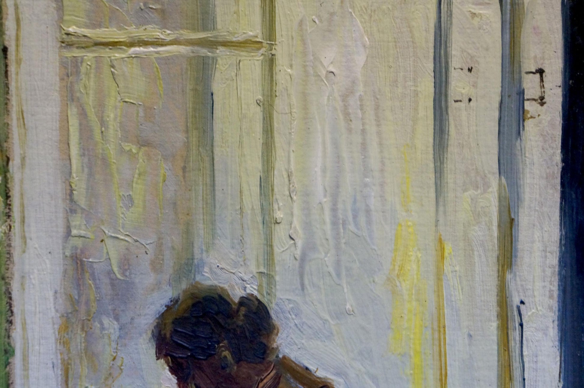 Oil painting Mom in the kitchen by Bazylev Nikolay Ivanovich