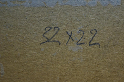 Handwritten 22 x 22 in. on back of Bazylev Nikolay Ivanovich oil painting