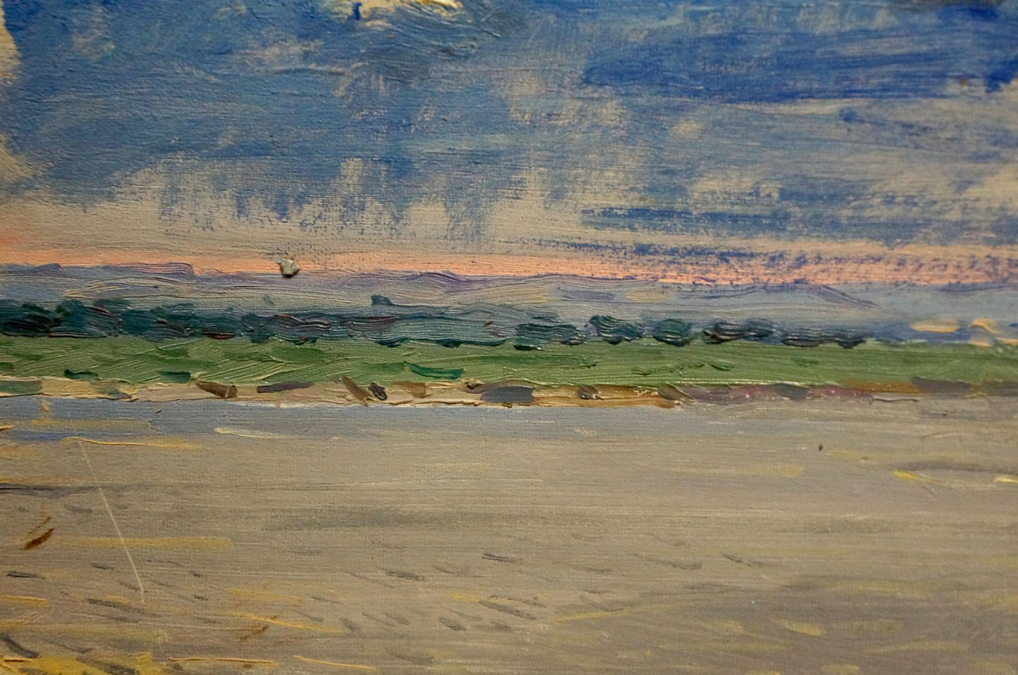 Oil painting After the Rain by Buryachok Nikolay Ivanovich, serene coast