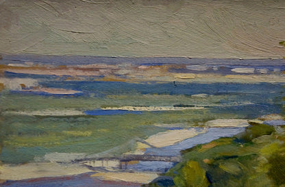 Oil painting of coastal landscape by Buryachok Nikolay Ivanovich