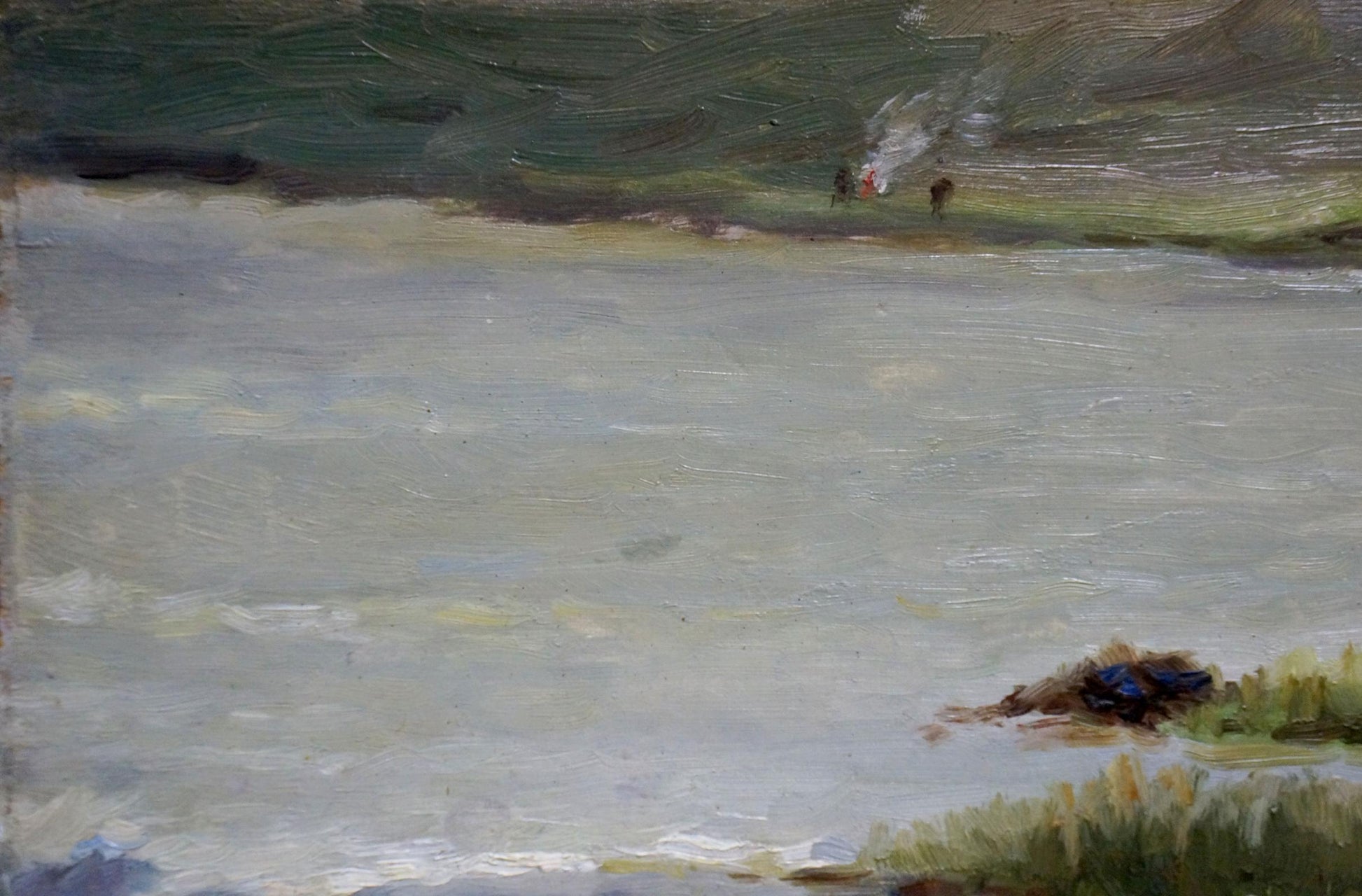 Serene coastal oil painting by Buryachok Nikolay Ivanovich