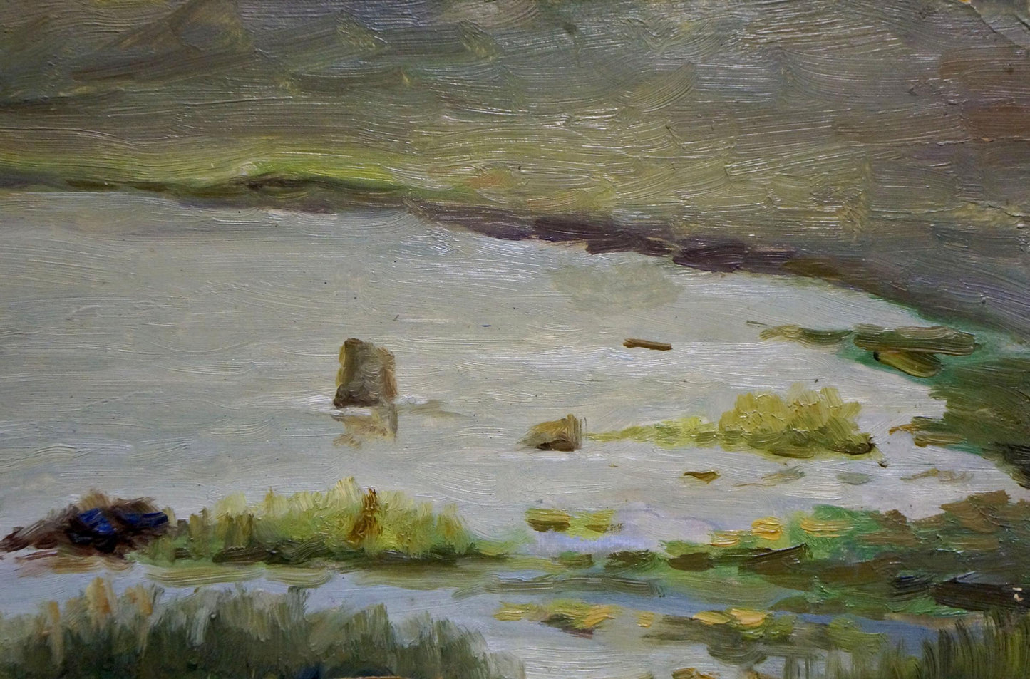 Serene impressionistic landscape oil painting by Buryachok Nikolay Ivanovich
