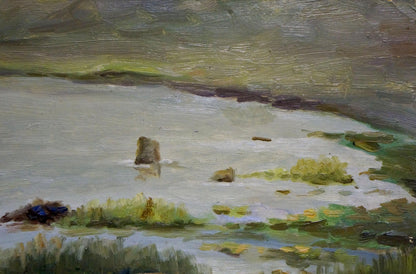Serene impressionistic landscape oil painting by Buryachok Nikolay Ivanovich