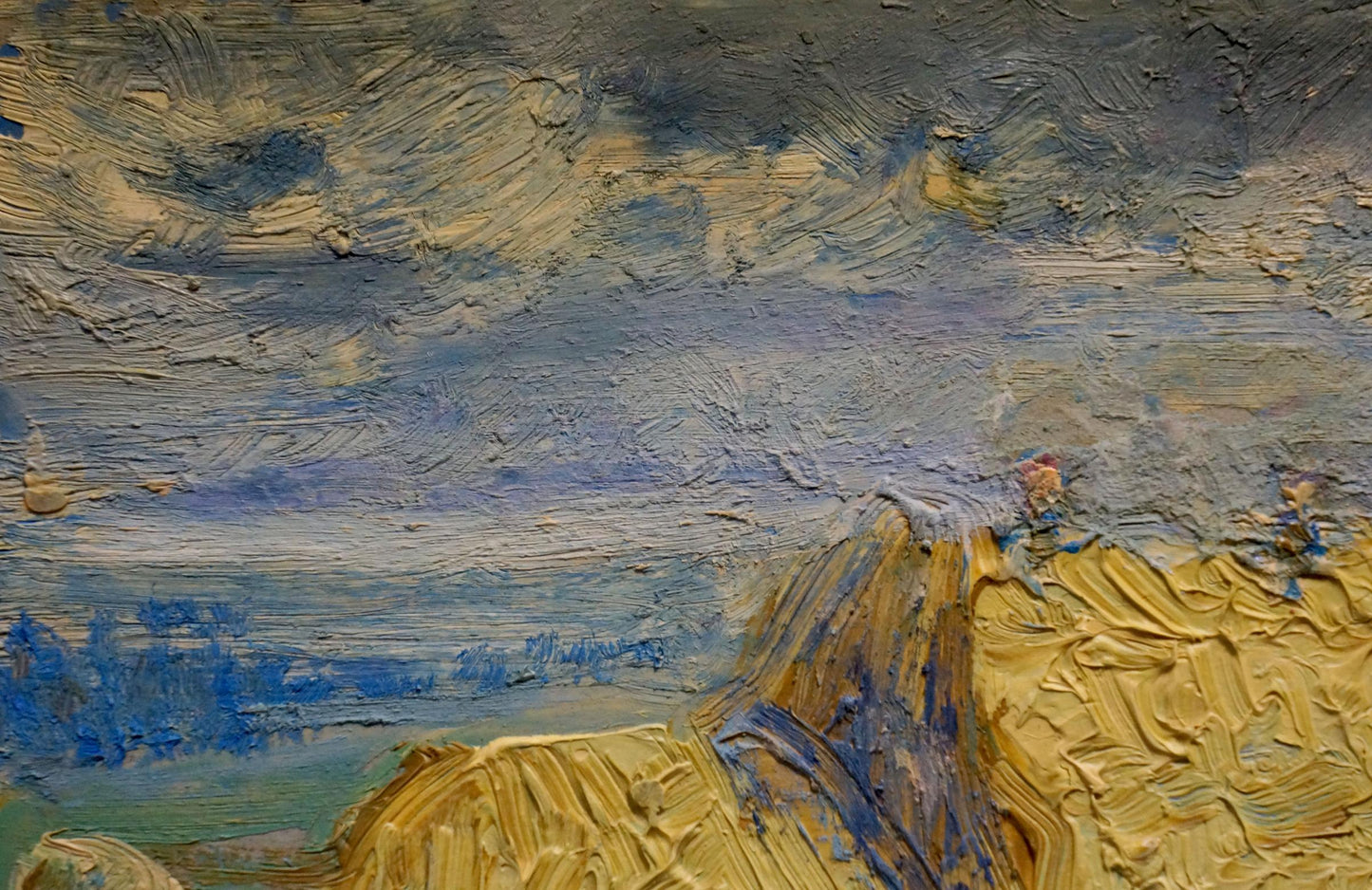 Textured oil painting On the Field by Dupliy Sergey Alexandrovich