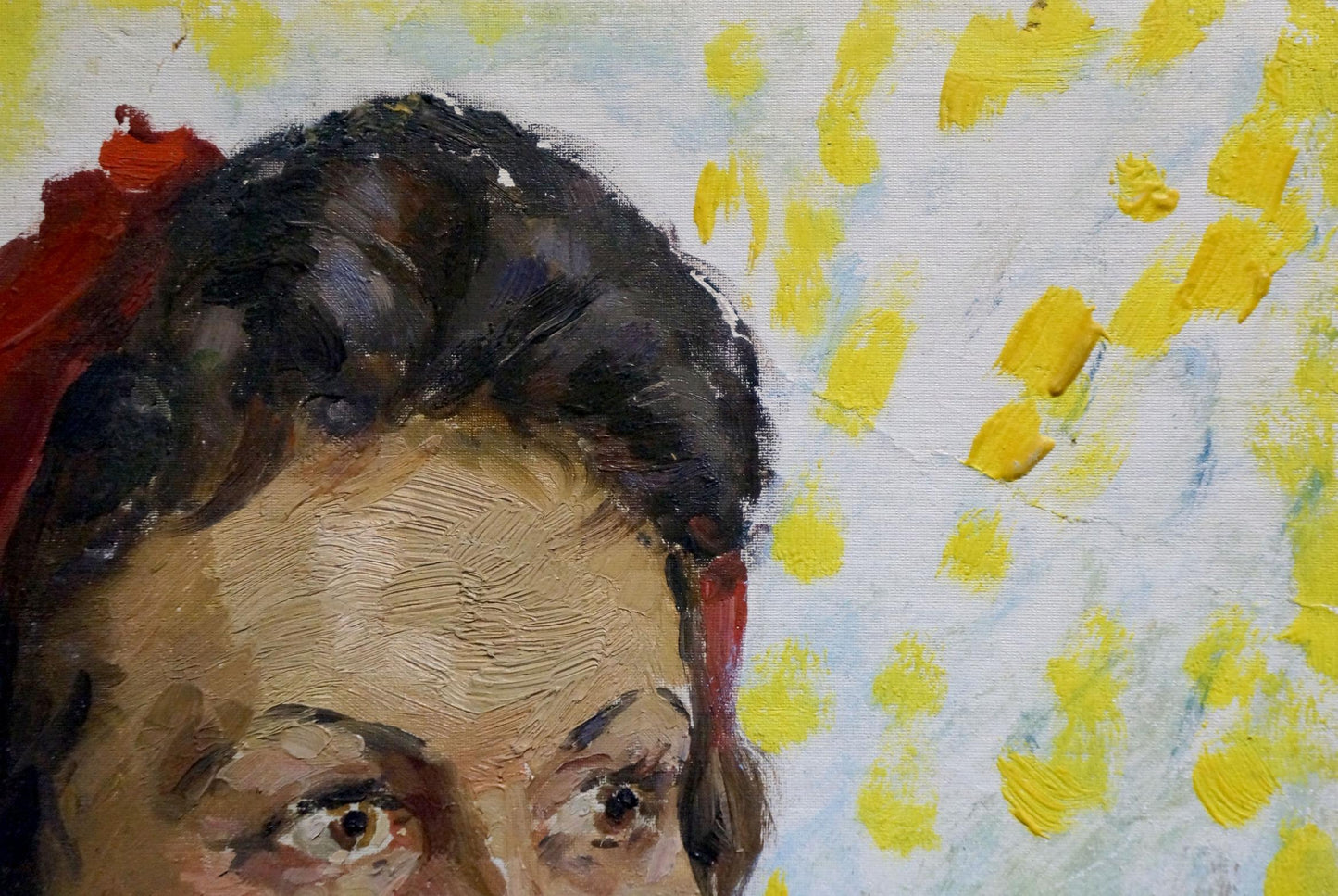 Oil painting portrait of woman by Sakhnenko Viktor Ivanovich