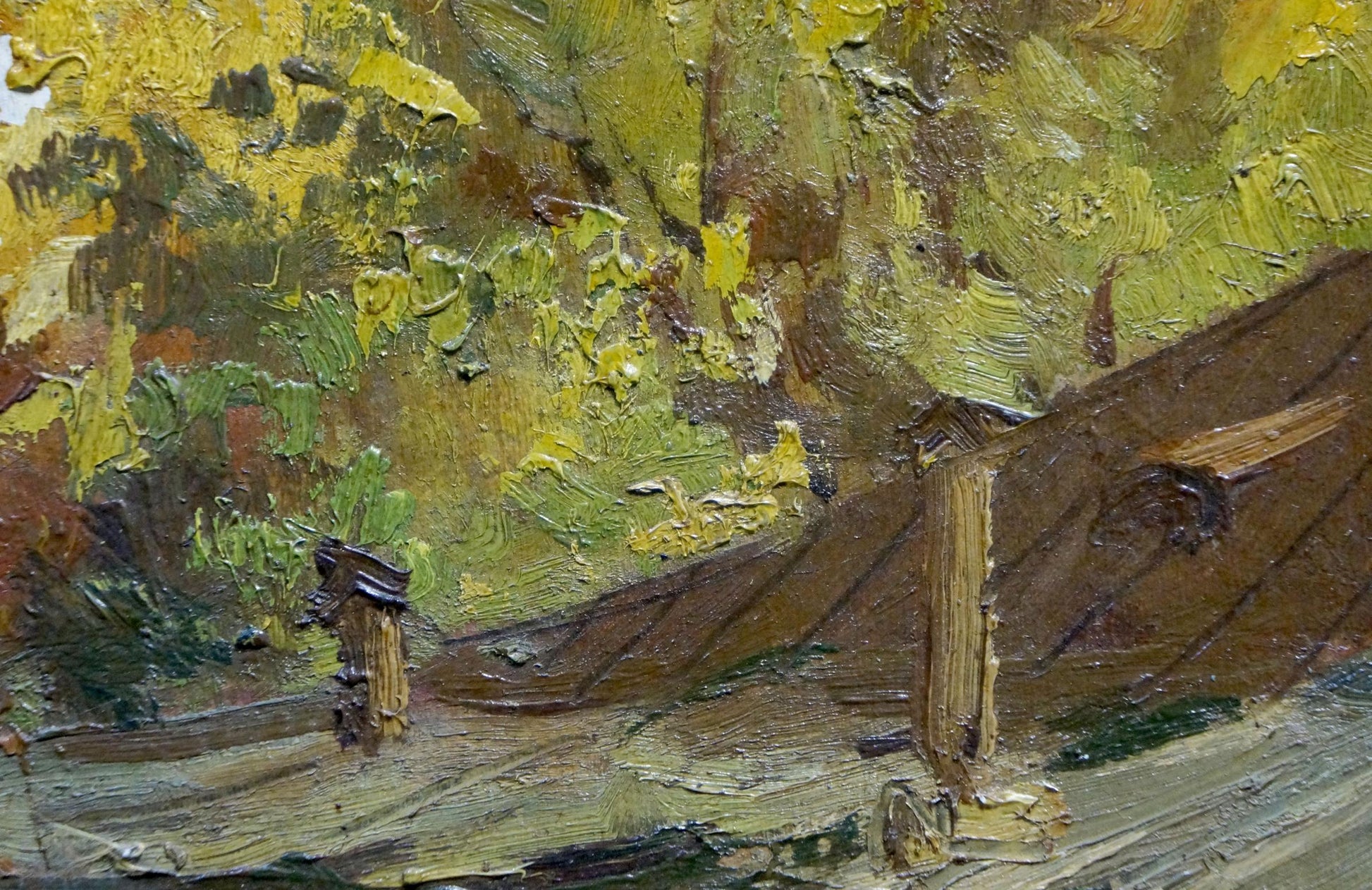 Textured oil painting of Autumn by Nevkritiy Denis Nikiforovich
