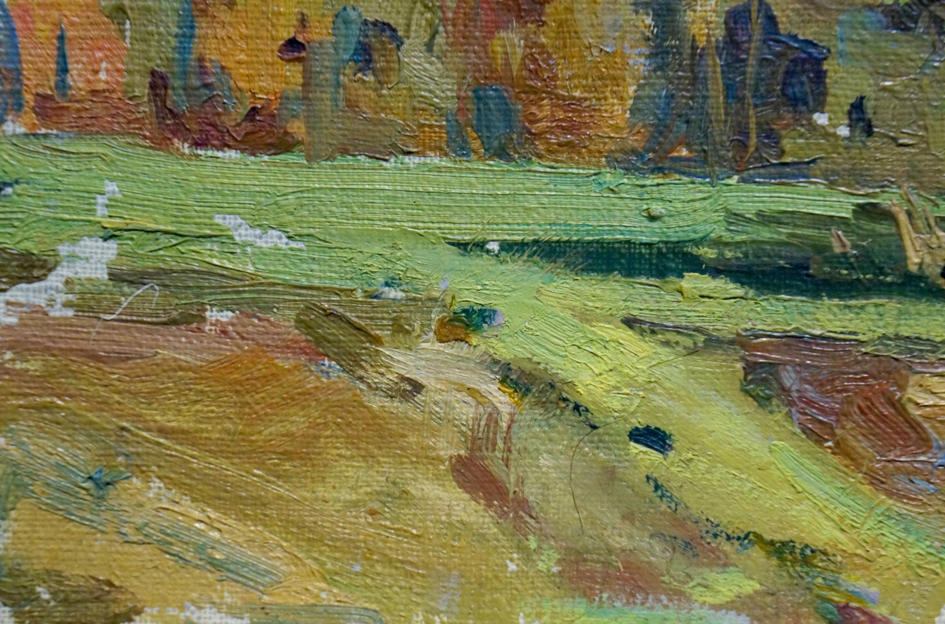 Oil painting of forest landscape by Turovsky Mikhail Saulovich