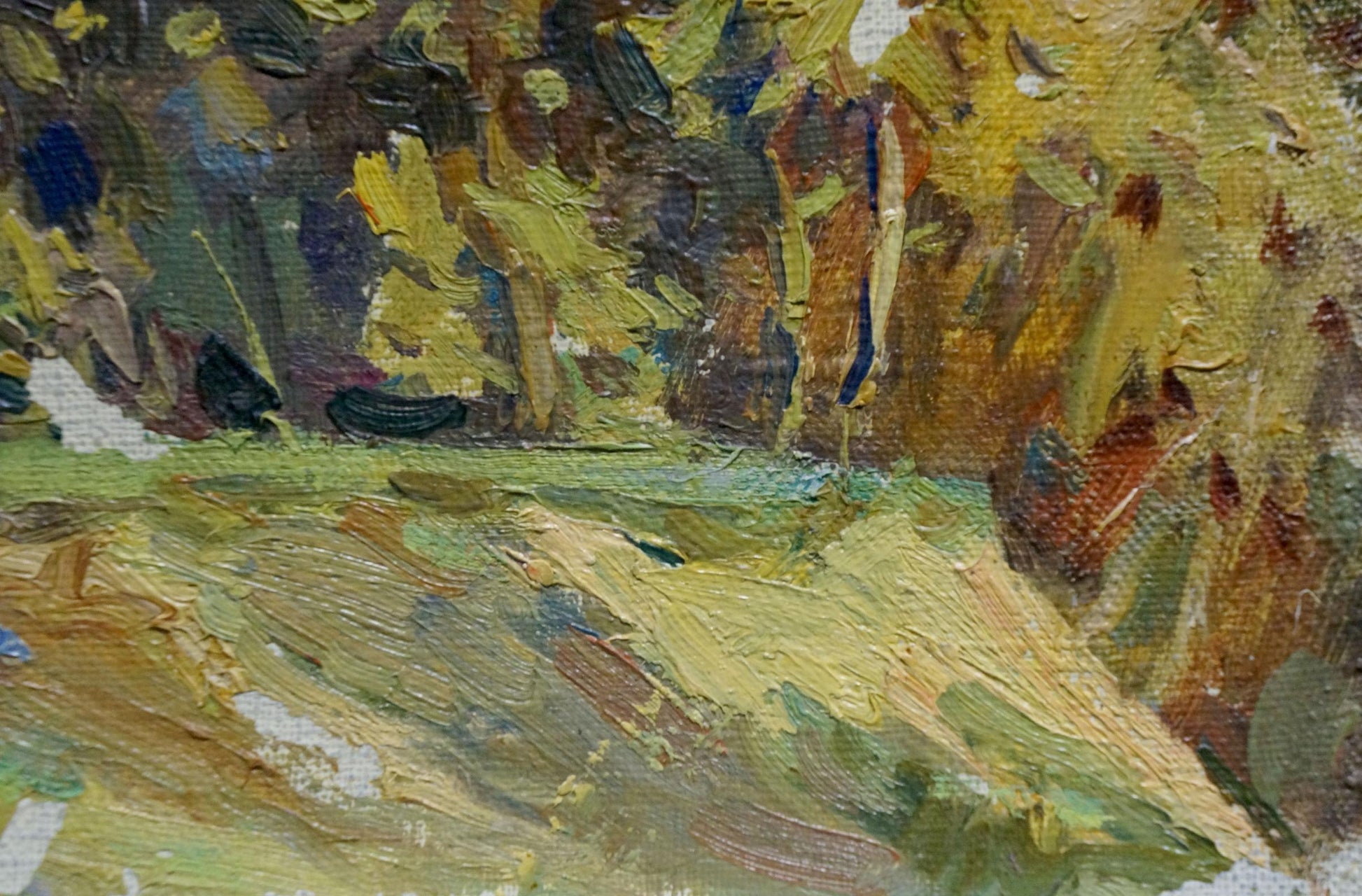 Oil painting of forest landscape by Turovsky Mikhail Saulovich