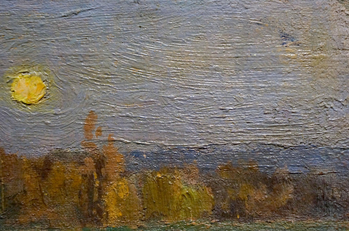 Oil painting A Month Over the Forest by Nevkritiy Denis Nikiforovich