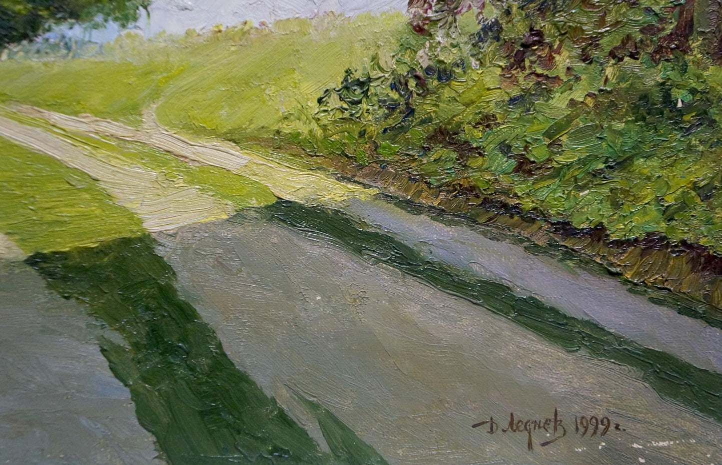 Oil painting Natural Beauty by Lednev Dmytro Yakovych, signed Jacques 1999
