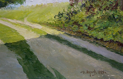 Oil painting Natural Beauty by Lednev Dmytro Yakovych, signed Jacques 1999